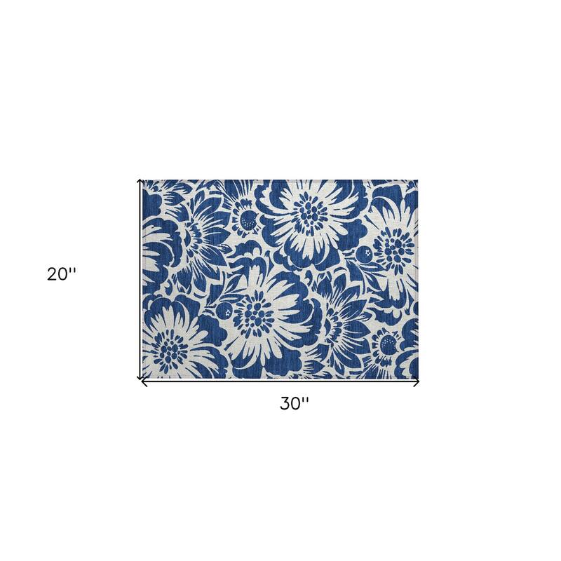 Allova Garden-Inspired Weather Resistant Classic Meets Modern Runner Outdoor Rug
