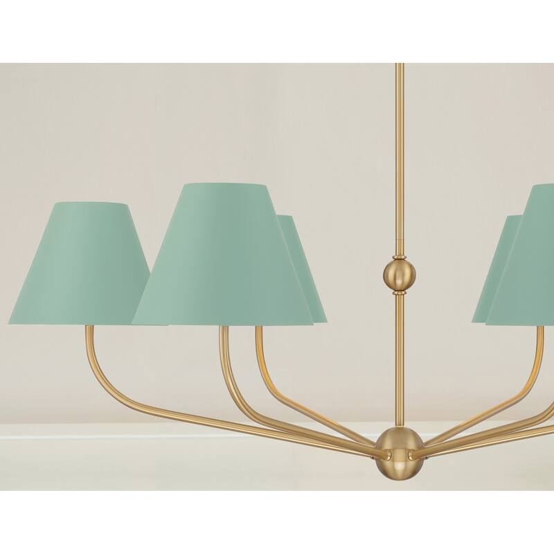 Crystorama Lighting Group XAV-B9316 Xavier 6 Light 40" Wide Chandelier