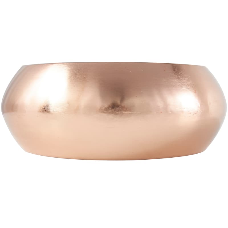 Copper Metal Tropical Breeze Scented Wide Wick Candle with White Wax