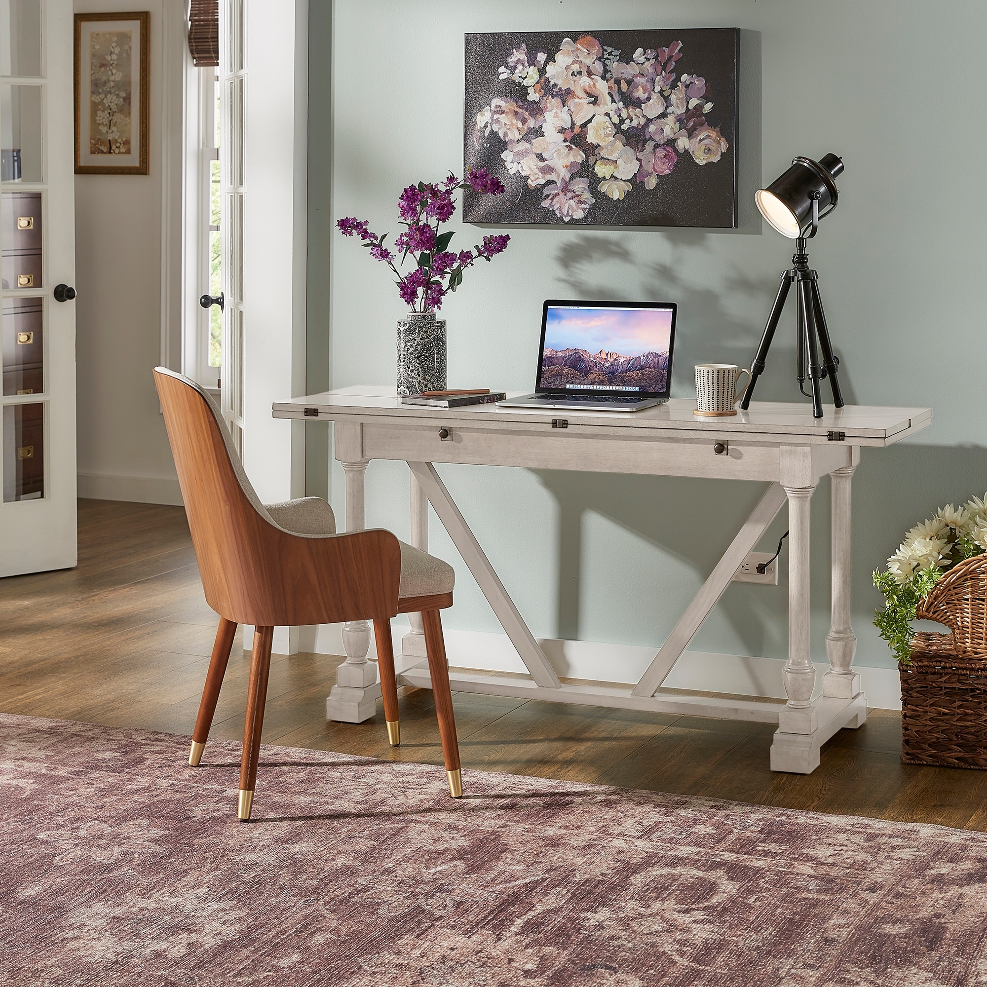 Edmaire Convertible Dining Table And Office Desk By Inspire Q Edmaire Convertible Dining Table And Office Desk By Inspire Q