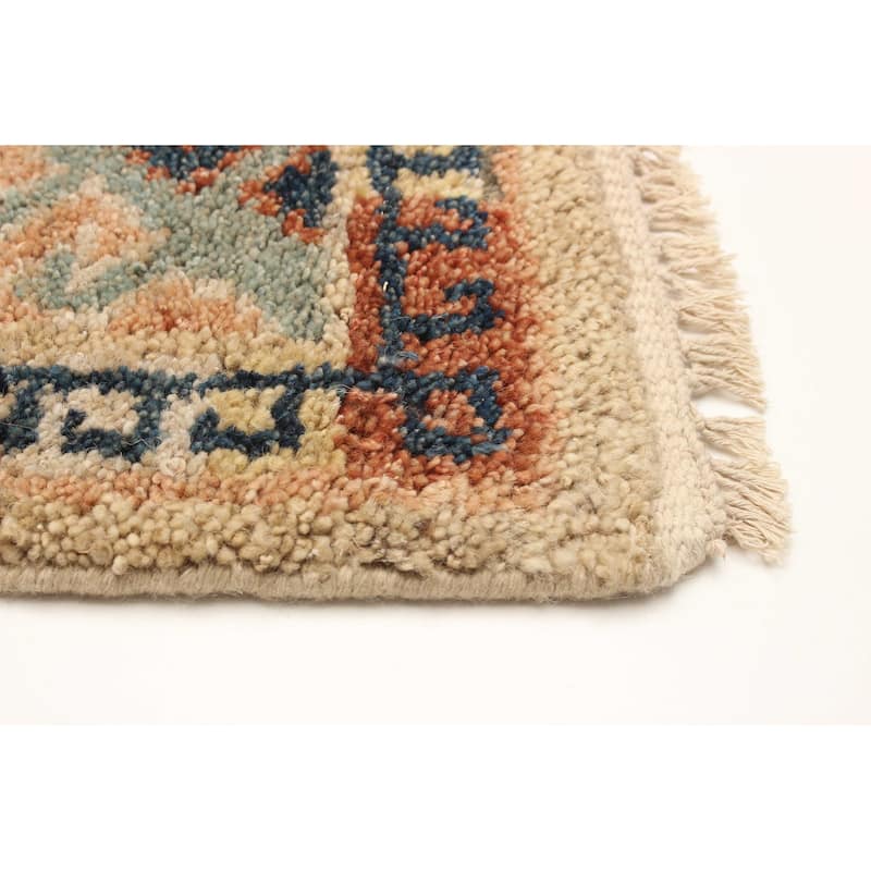 ECARPETGALLERY Hand-knotted Jules Serapi Beige Wool Rug - 5'5 x 8'0