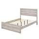 preview thumbnail 16 of 15, 3-Piece King Size Farmhouse Platform Bed Set - Includes Bed and 2 Nightstands, Rustic Brown