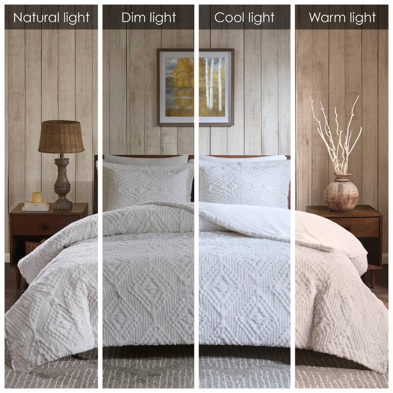 Woolrich Teton Embroidered Diamond Ultra Soft Plush Quilt Set