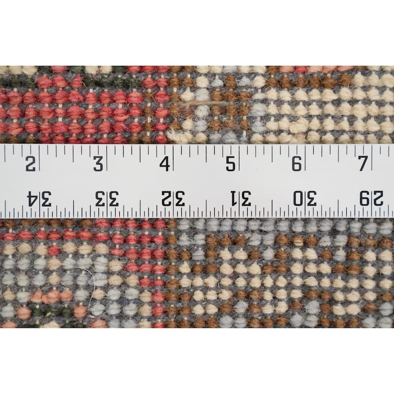 Hand Knotted Oriental 100% Wool Carpet Transitional All-Over Beige & Ivories Oushak Area Rug - 10' 2'' X 7' 9''