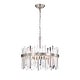 preview thumbnail 33 of 42, Casandra 5-light Drum Crystal Glass Chandelier - 18.5 inches in diameter x 16.5 inches H