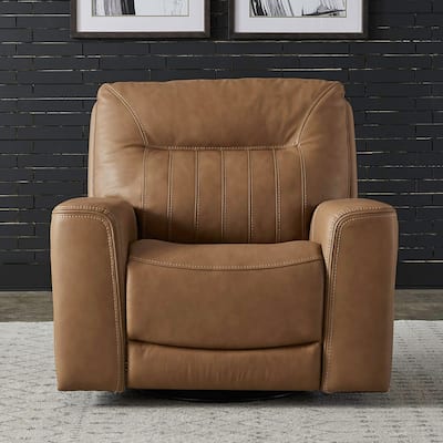 Liberty Furniture Bennett Power Leather Recliner with Charging Port