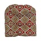 preview thumbnail 41 of 39, 19-inch Rounded Back Tufted Indoor/Outdoor Chair Cushion - 19" x 19"