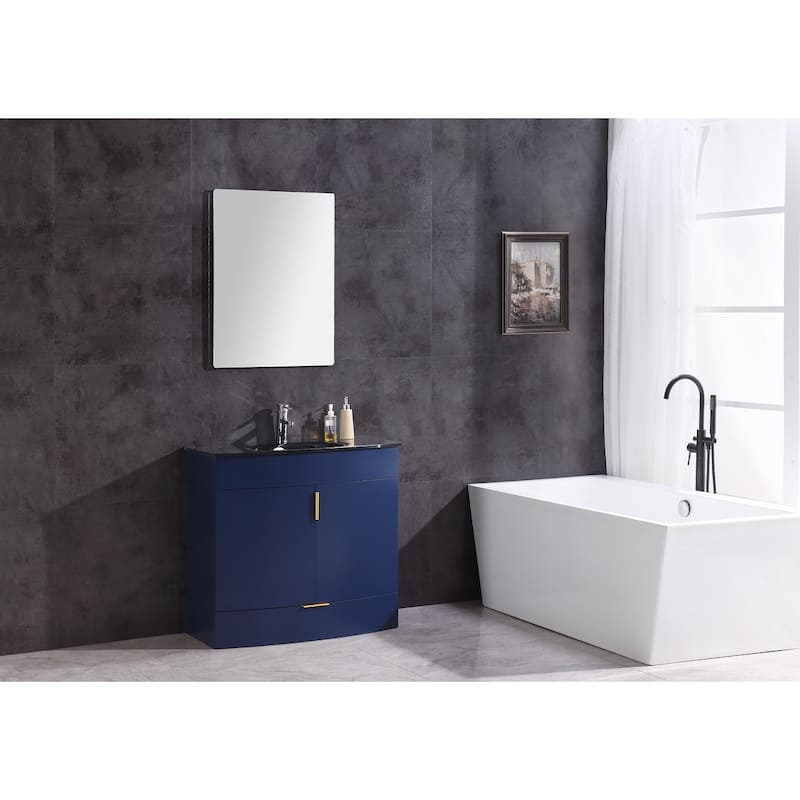 Legion Furniture 36" Blue SINK VANITY