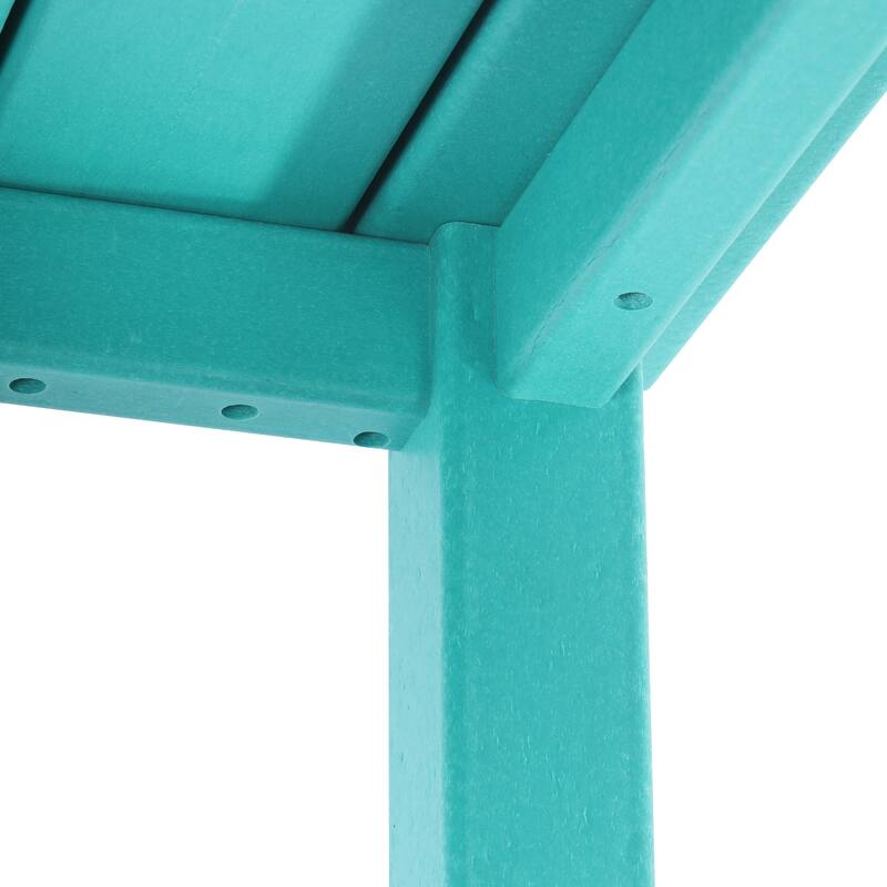 Polytrends Laguna Kids Outdoor 31" Square Poly Dining Table