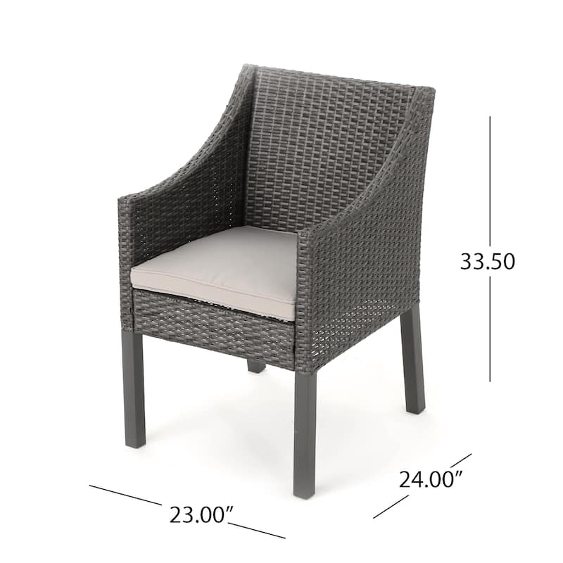 Owen Wood and Wicker 5-piece Dining Set by Christopher Knight Home