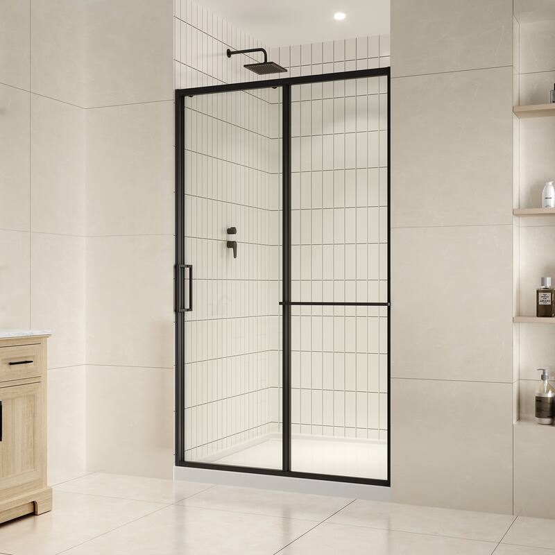 Zora Sliding Clear Alcove Shower Door
