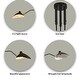 preview thumbnail 6 of 7, 3 Arm Mid Century Chandelier with 3 Adjustable Arm