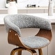 preview thumbnail 57 of 167, Glitzhome Set of 2 or 4 Modern Counter & Bar Height Wooden Swivel Bar Stools