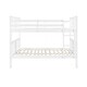 preview thumbnail 8 of 19, Full over Full Bunk Bed with Ladder for Bedroom