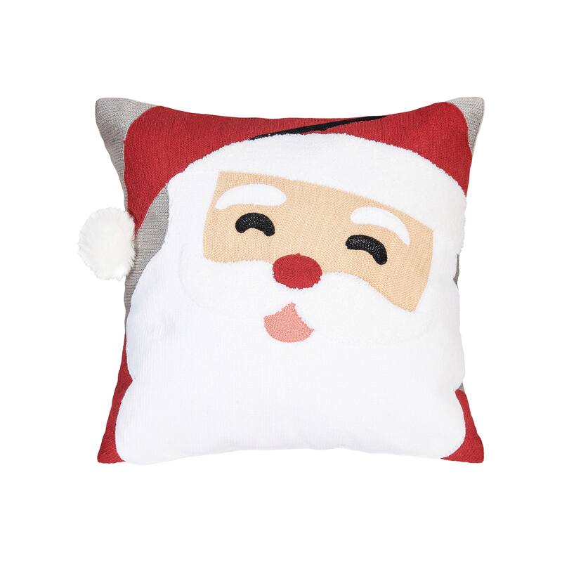 Christmas Santa Face Pillow