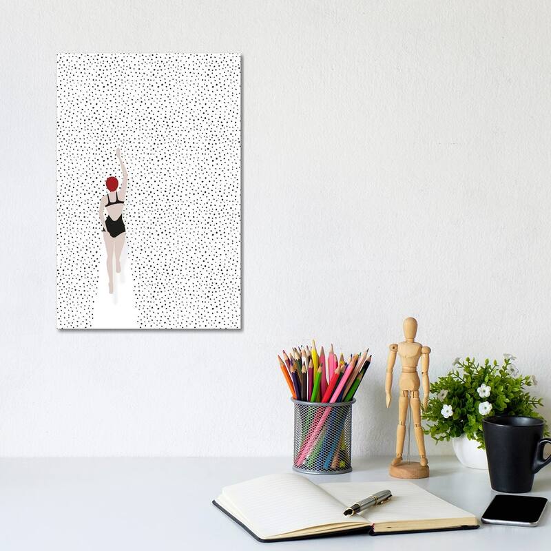 iCanvas "Swimming Points" by Amy & Kurt Berlin Canvas Print - 12x8x0.75
