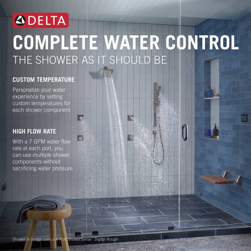 Delta R52000E ShowerSense Digital Thermostatic 2-Port Shower Rough In