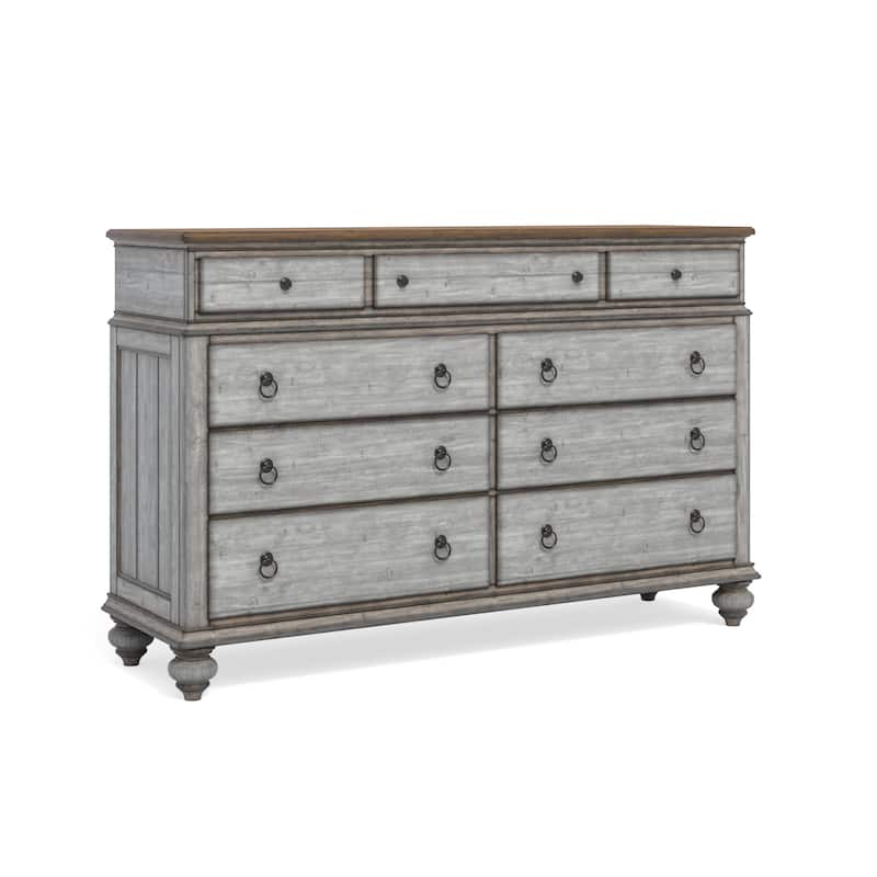 Plymouth Gray Wood Dresser