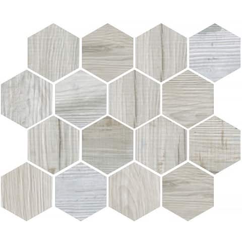 Apollo Tile 5 pack 9.8-in W x 11.8-in L Matte Ceramic Wall and Floor Mosaic Tile (4.015 Sq ft/case)