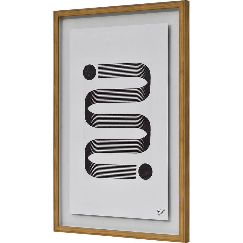 Renwil Elsie 24" Wide Wall Art, Black