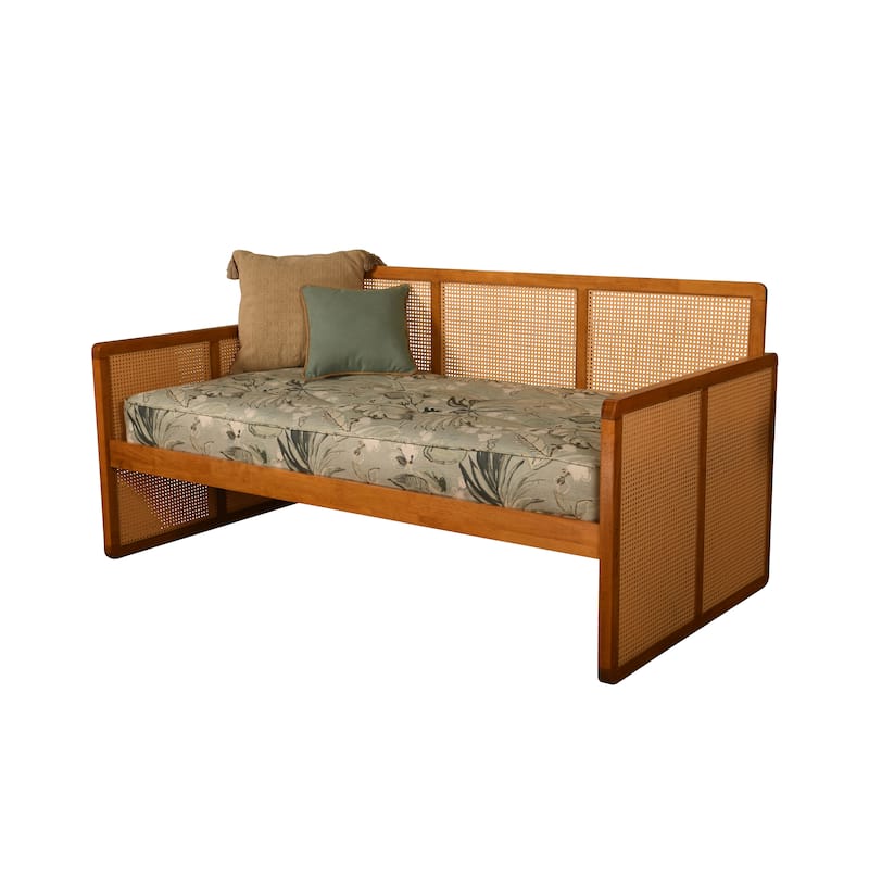 Somette Abaco Daybed in Honey Includes Mattress - Takara Rain Multicolor