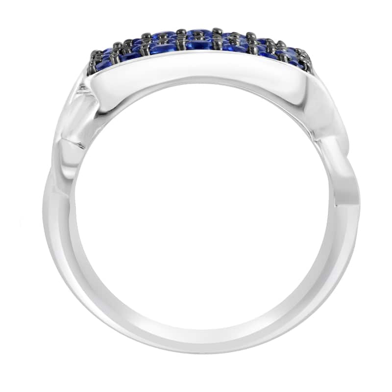 EFFY Men's 925 Sterling Silver Sapphire Ring - Blue