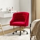 preview thumbnail 4 of 109, Modern Velvet Tufted Office Chair with Gold Metal Base by HULALA HOME Red