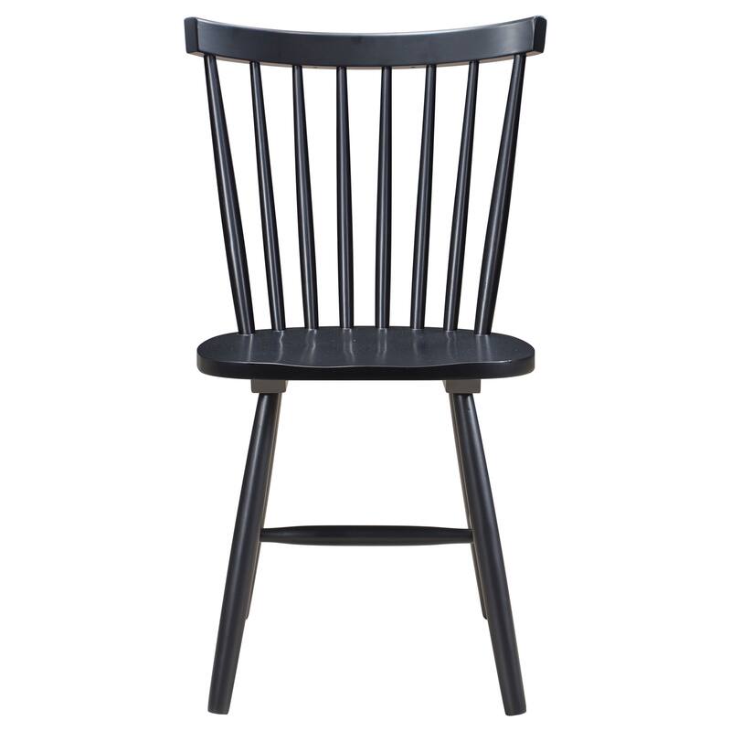 Hollyoak Walnut and Black Rectangular Dining Set