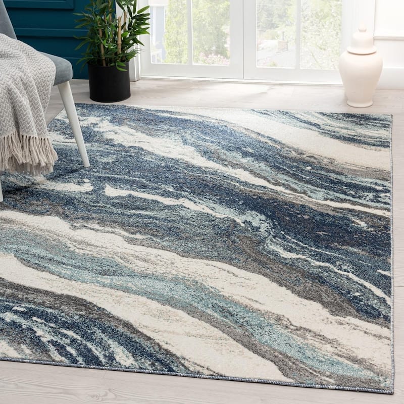 Luxe Weavers Marble Abstract Art Deco Area Rug, Indoor Carpet