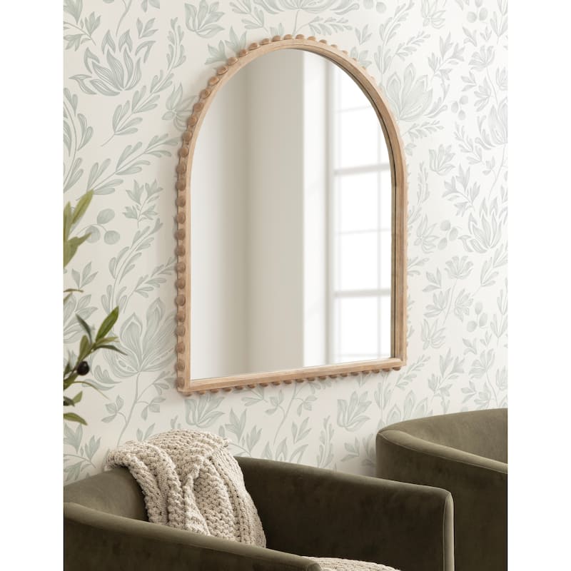 Kate and Laurel Beadbrook Arched Wall Mirror