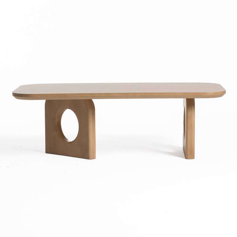 Nova Domus Oshana Modern White Oak Coffee Table