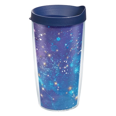 Tervis Zodiac Galaxy Made in USA Double Walled Insulated Travel Tumbler, Classic - 16oz