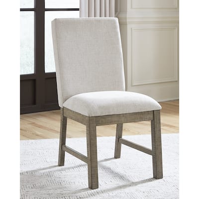 Signature Design by Ashley Langford Brown/Beige Dining Chair - 19" W x 26" D x 37" H