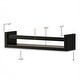 preview thumbnail 5 of 23, Wallniture Utah Wood Wall Shelves for Book and Toy Storage (Set of 4)