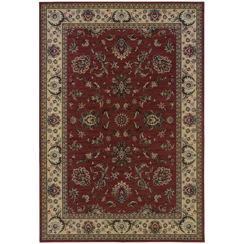 HomeRoots Oriental Traditional Square Area Rug