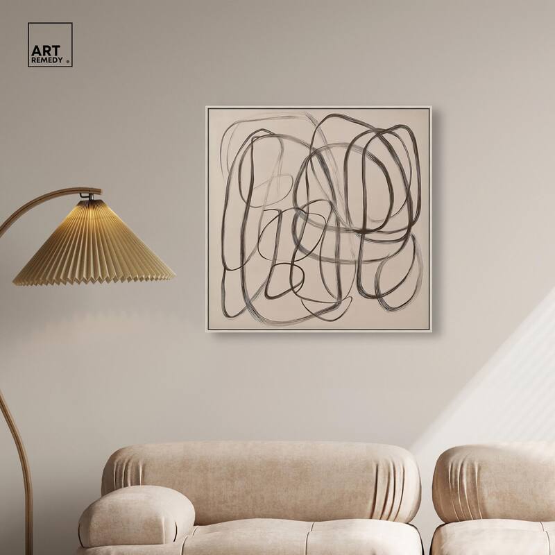 Unbroken Line II Canvas by Art Remedy