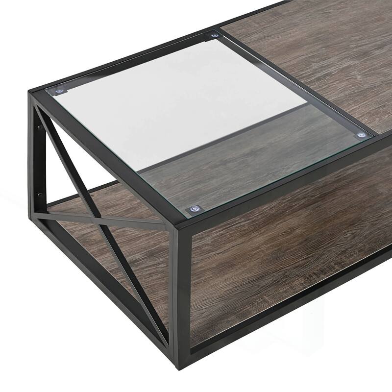 Chic Industrial-Style Coffee Table for Various Rooms