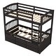 preview thumbnail 5 of 30, Twin Over Twin Wood Bunk Bed with Trundle and Drawers