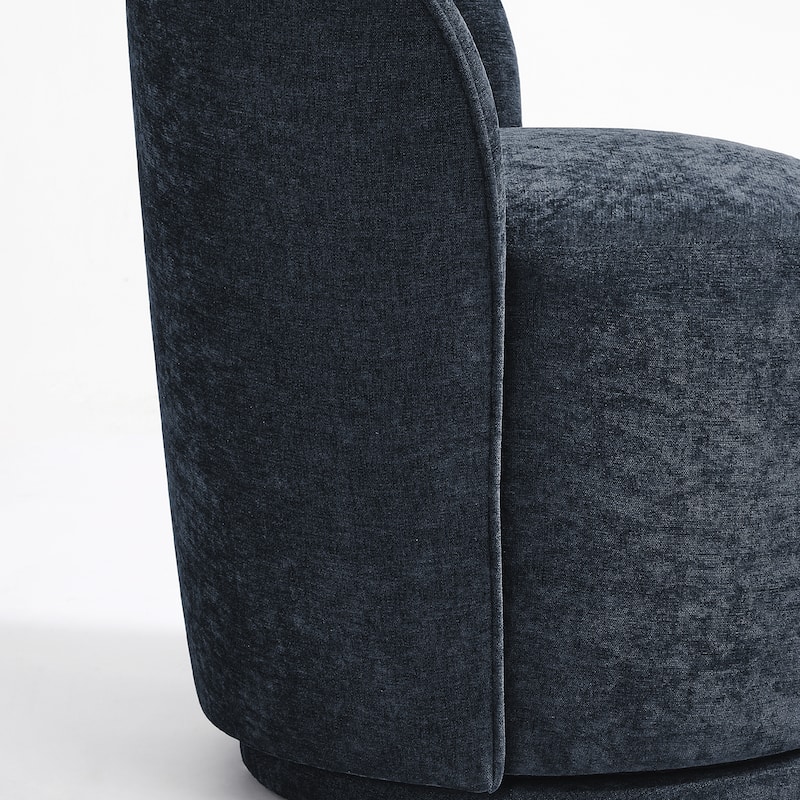 23" W Upholstered Swivel Side Chair for Dining Room, Balcony, Parlour