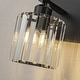 preview thumbnail 23 of 115, Mid-Century Modern Dimmable Bathroom Vanity Light Crystal Glass Wall Sconce