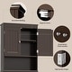 preview thumbnail 20 of 25, Bathroom Storage Cabinet, Toilet Storage Cabinet, Bathroom Shelf Over The Toilet, Space Saver Toilet