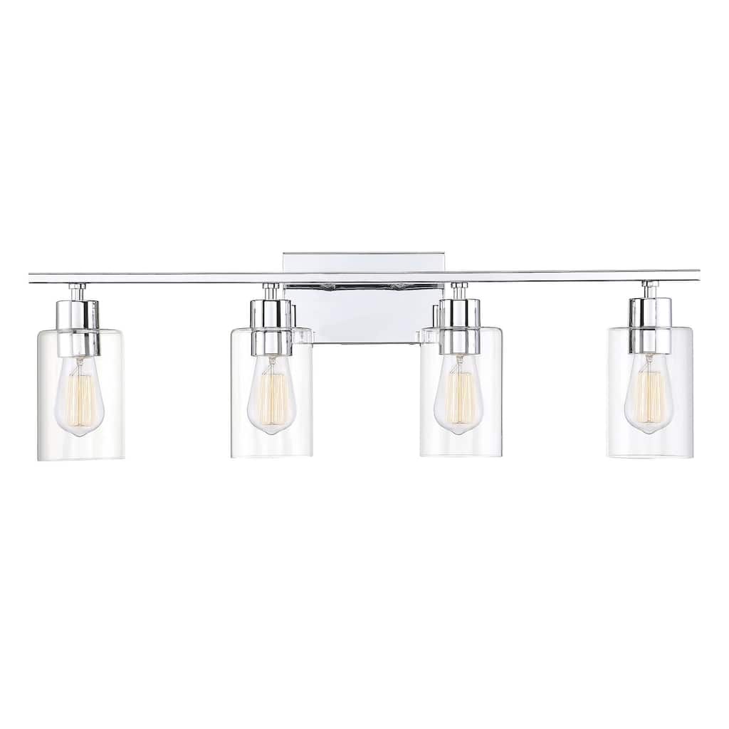 Savoy House Lambert 4 Light 31" Wide Bathroom Vanity Light with Glass