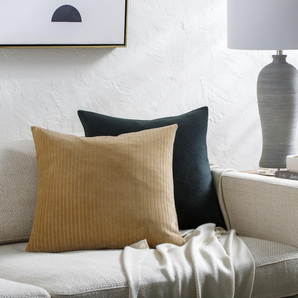 Tess Modern & Contemporary Solid Color Accent Pillow