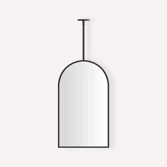 Robern YM2033ANPFNZH Sculpt 20" W x 33" H Modern Oval Metal Framed