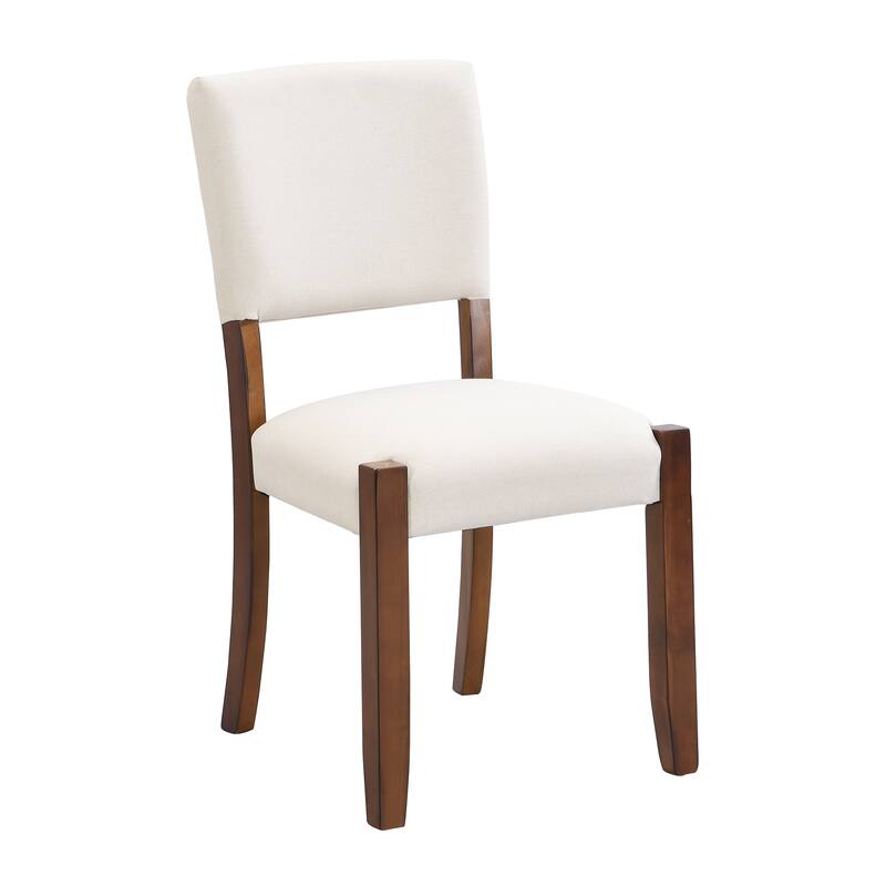 Set of 4 Modern Upholstered Dining Chairs Office Chair Reception Chair Accent Chair Armless Chair with Wood Legs
