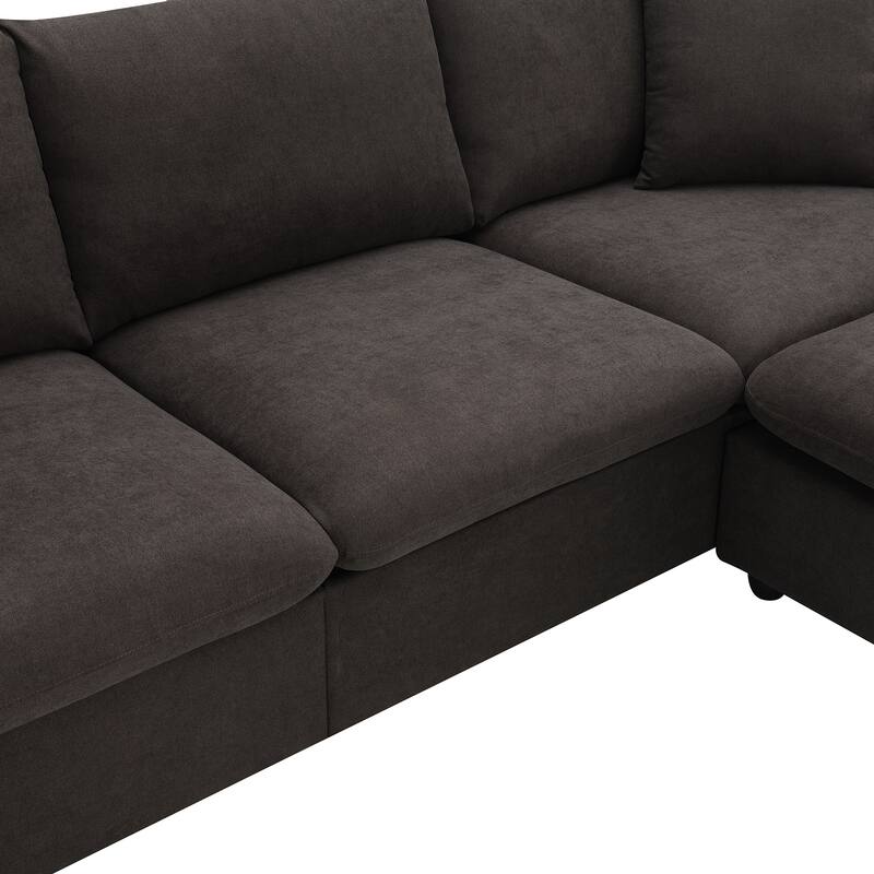 Modern Sectional Sofa L-shaped Couch Set