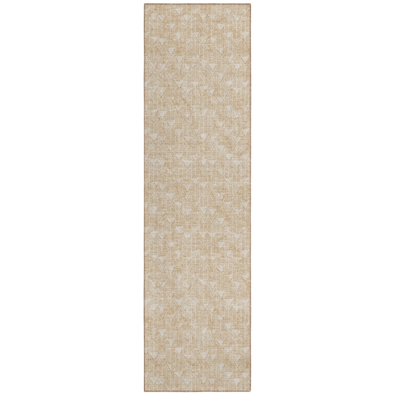 Machine Washable Indoor/ Outdoor Arrows Chantille Rug