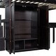 preview thumbnail 60 of 58, Full Size Multifunctional Loft Bed with Wardrobe With Shelves,A Side Desk With 2 Drawers,A Movable Table