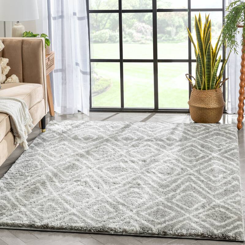 Well Woven Celeste Lagos Tribal Diamond Pattern Area Rug
