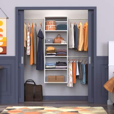 ClosetMaid SuiteSymphony 81 to 121-inch W Hanging Tower Closet Organizer